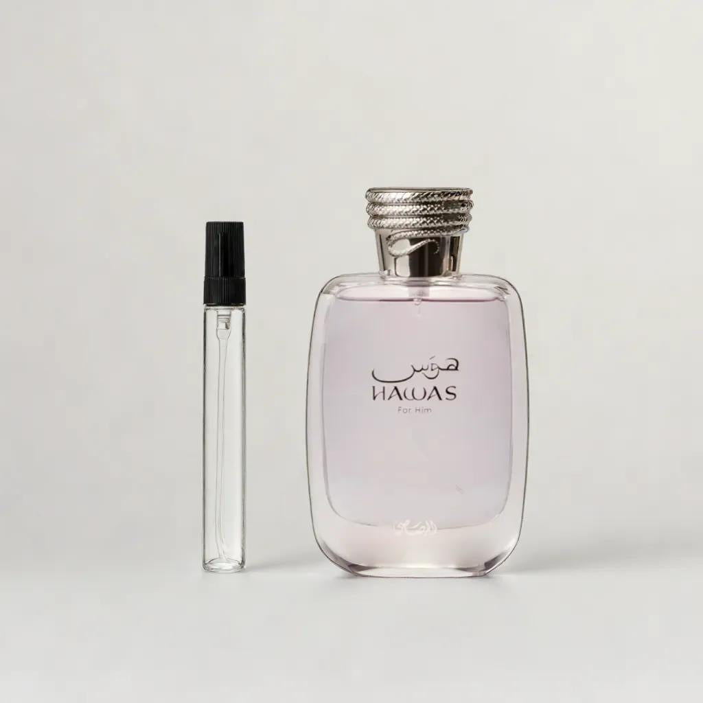 Rasasi Hawas for Him EDP - 10ml Π΄Π΅ΠΊΠ°Π½Ρ ΠΎΠ΄ ΠΏΠ°ΡΡΠ΅ΠΌ